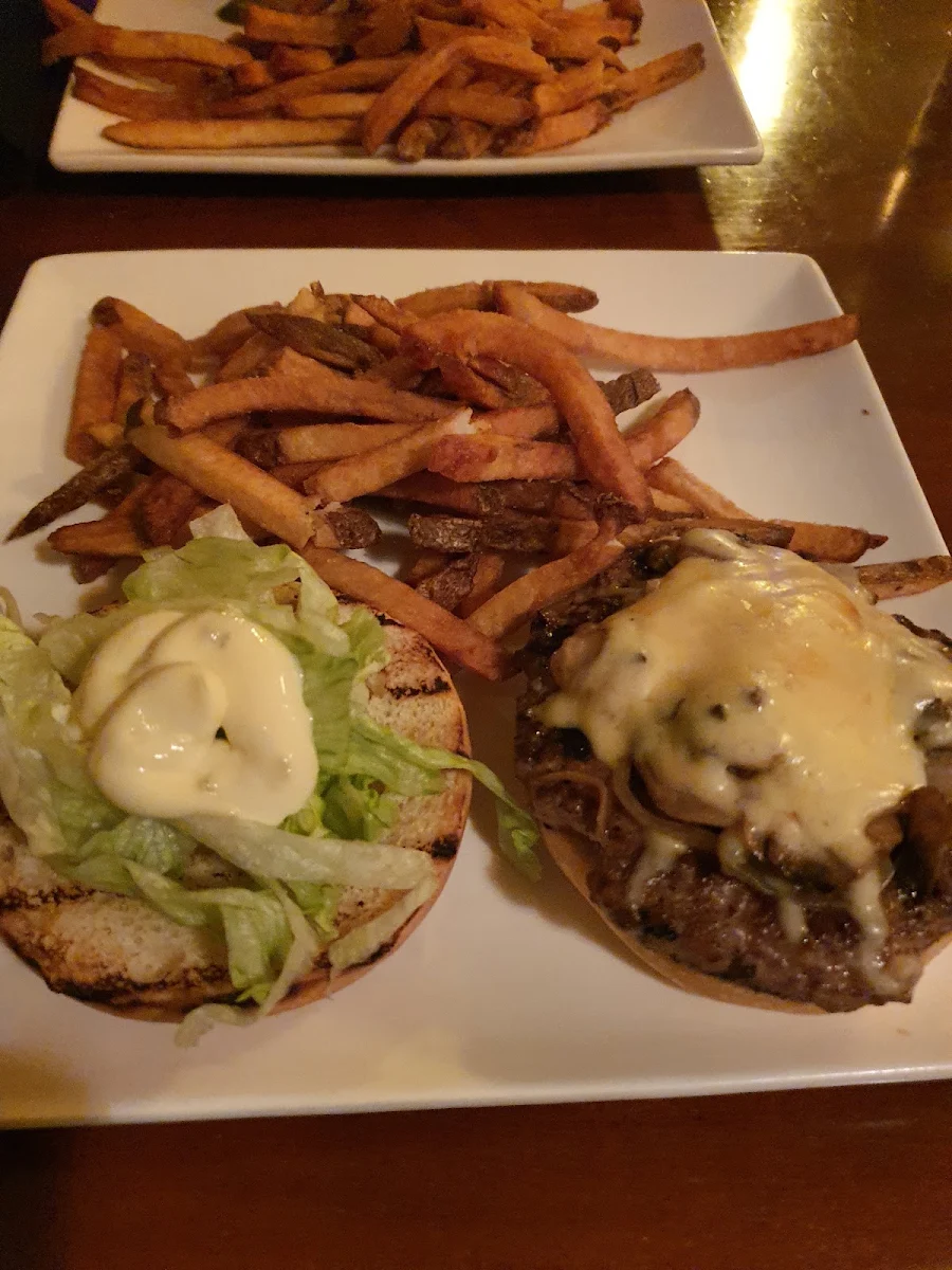 Custom Dressed Burger on Sourdough