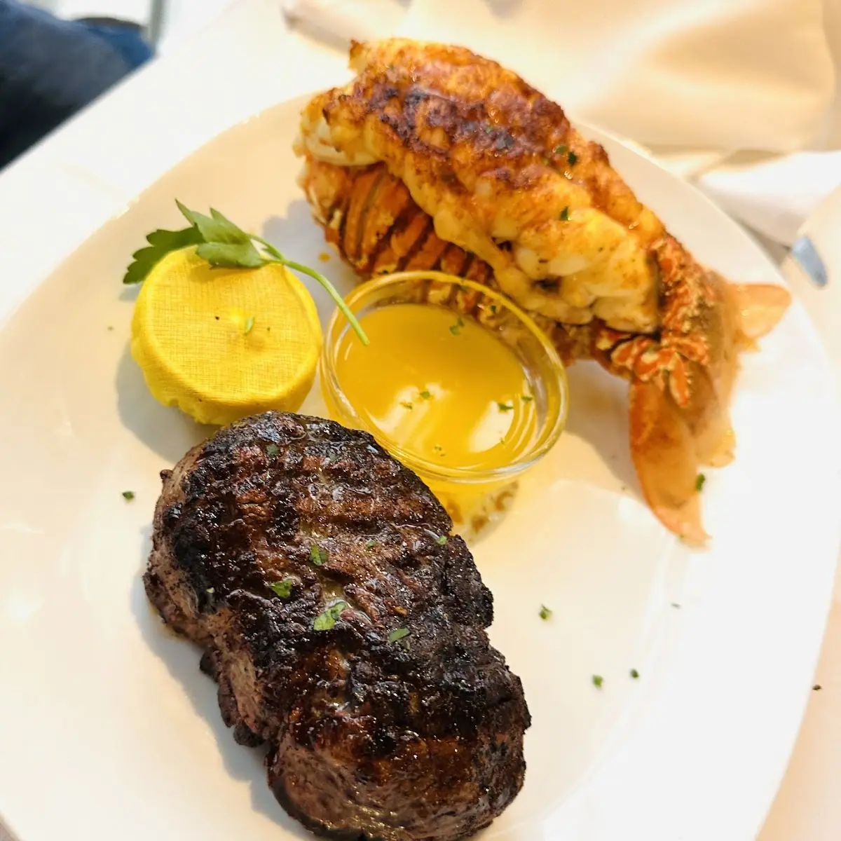 Steak and Lobster Tail