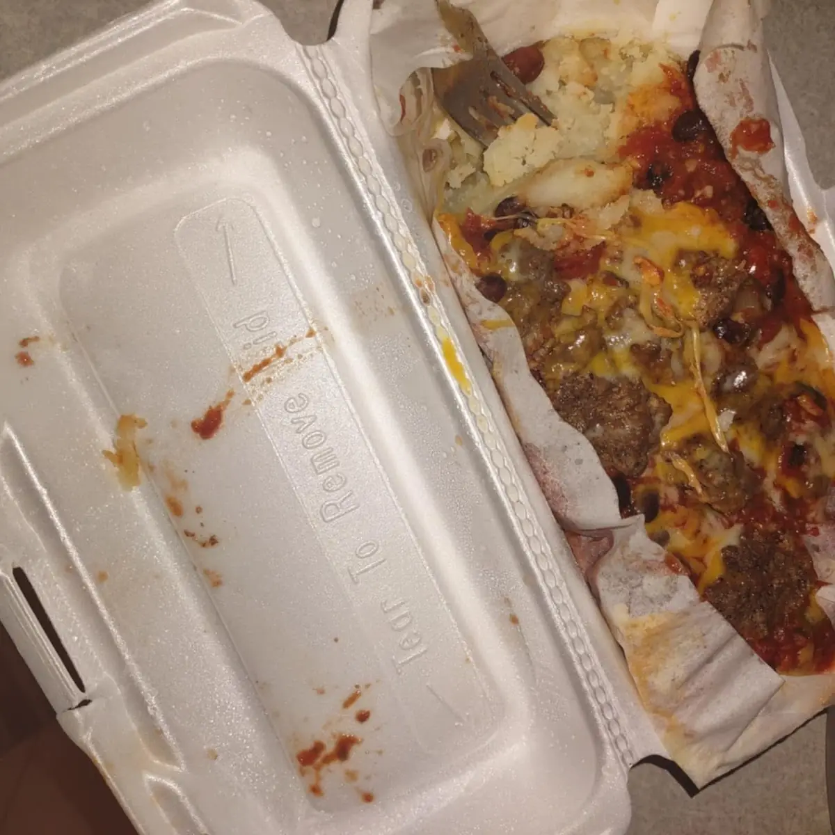 Beef Chili Baked Potato