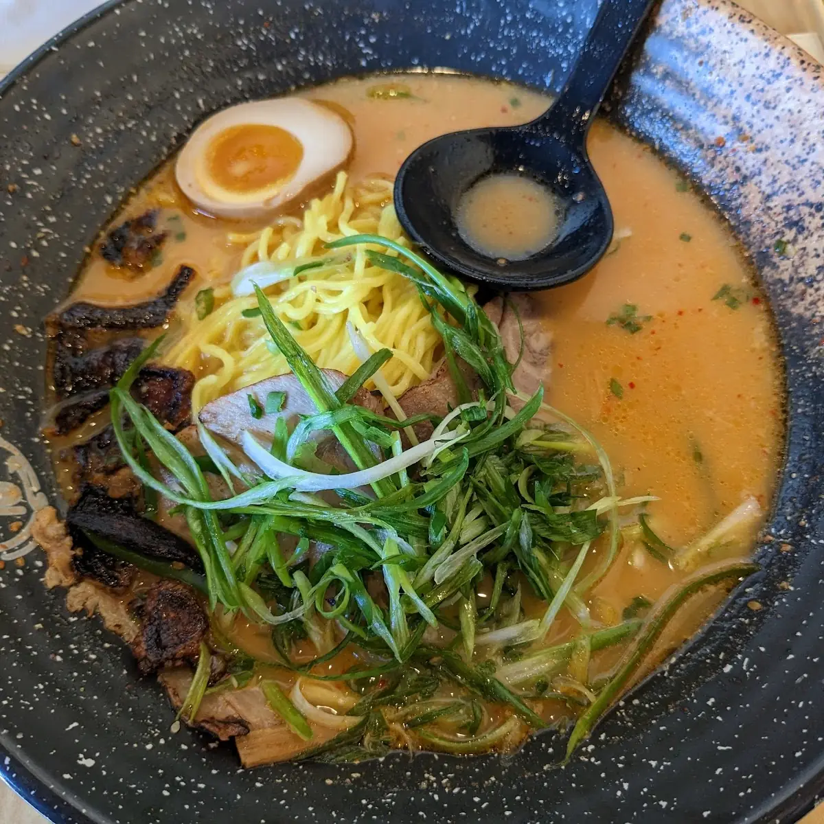 Koi Ramen with Spicy Tonkotsu