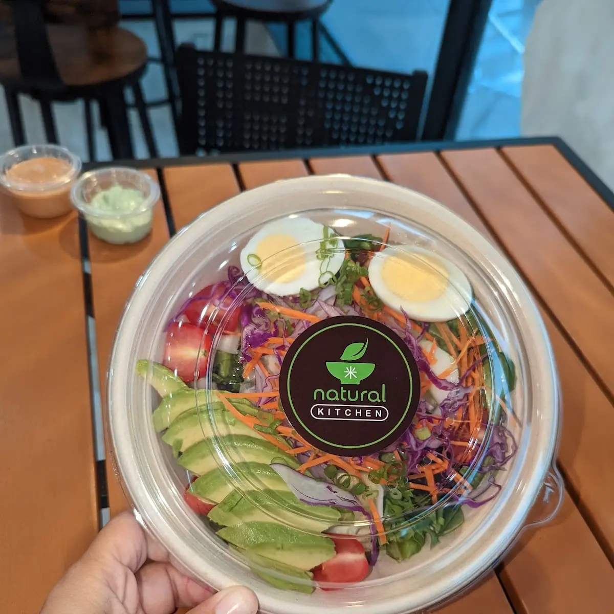 Poke Salad with Avocado and Egg