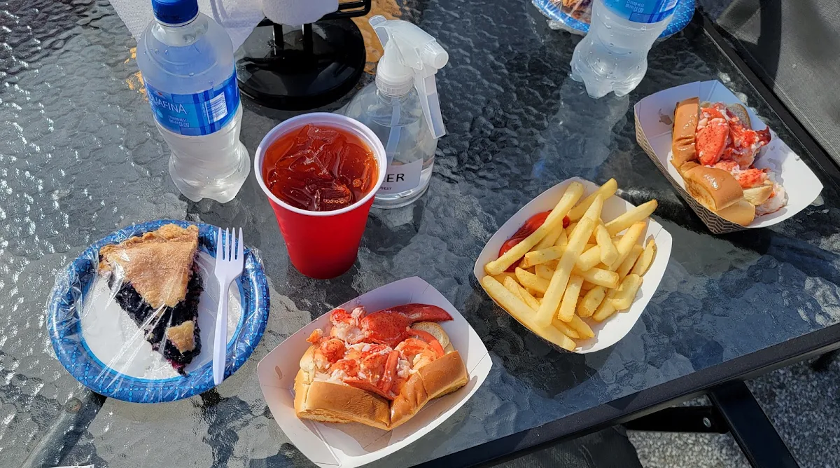 Hot Buttered Lobster Roll with Fries