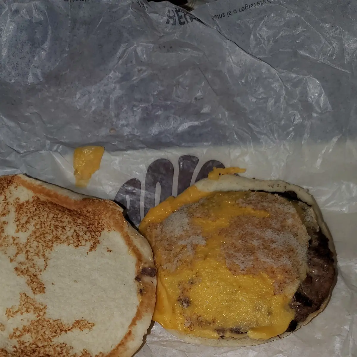 Supposed to Be a Bacon Double Cheese Burger