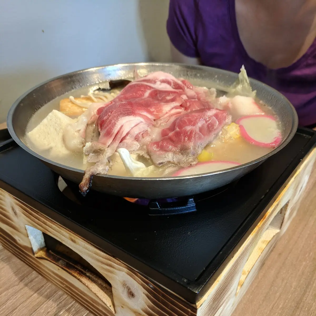 Lamb Hot Pot with Chicken Broth
