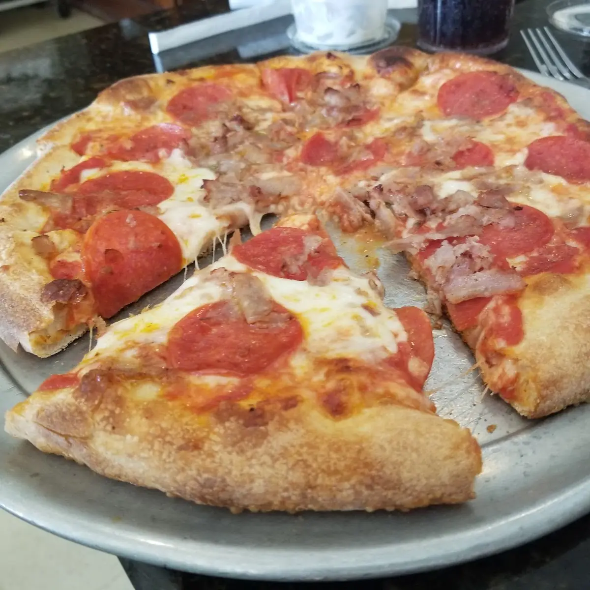Personal Pan Pizza with Sausage and Pepperoni