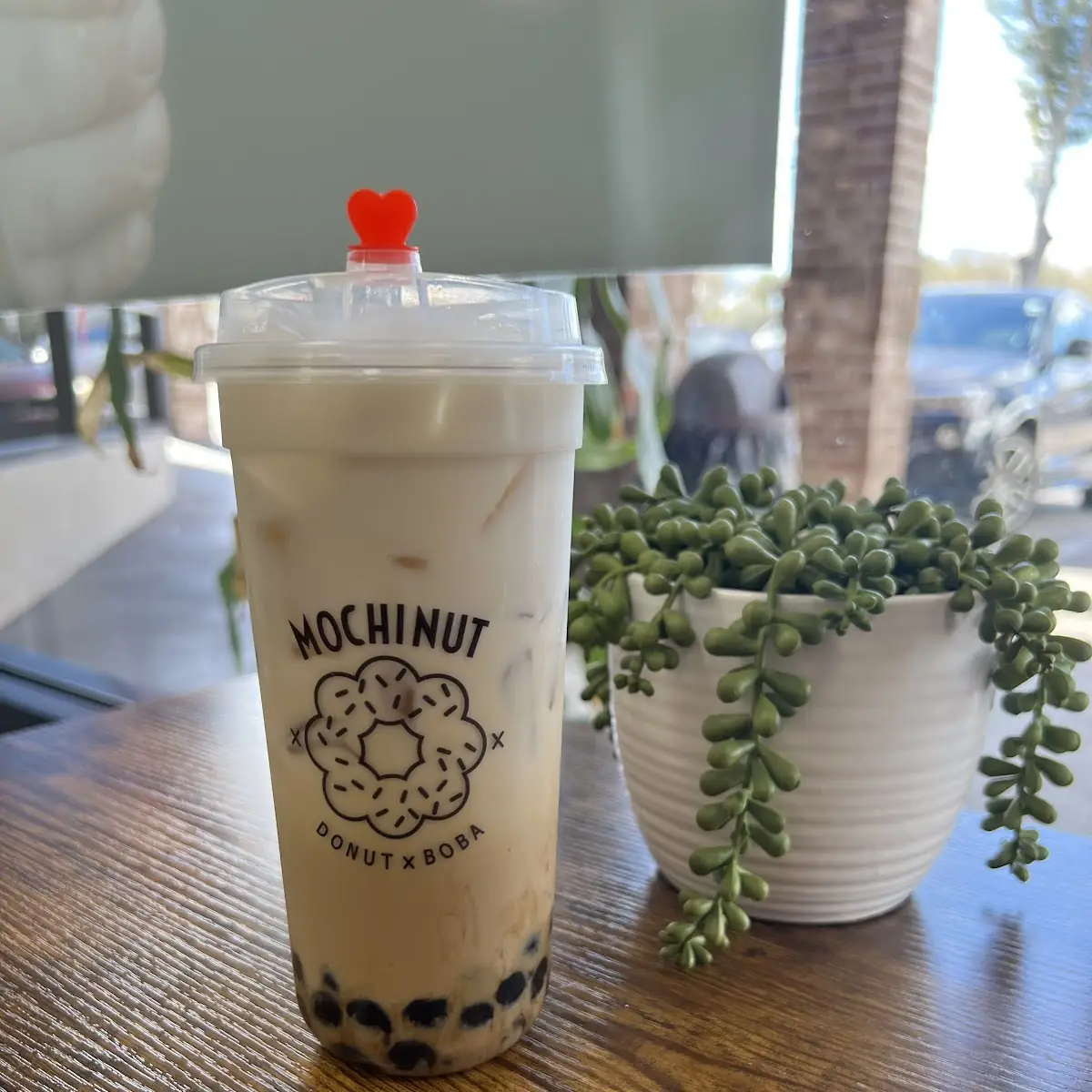 Green Tea with Boba