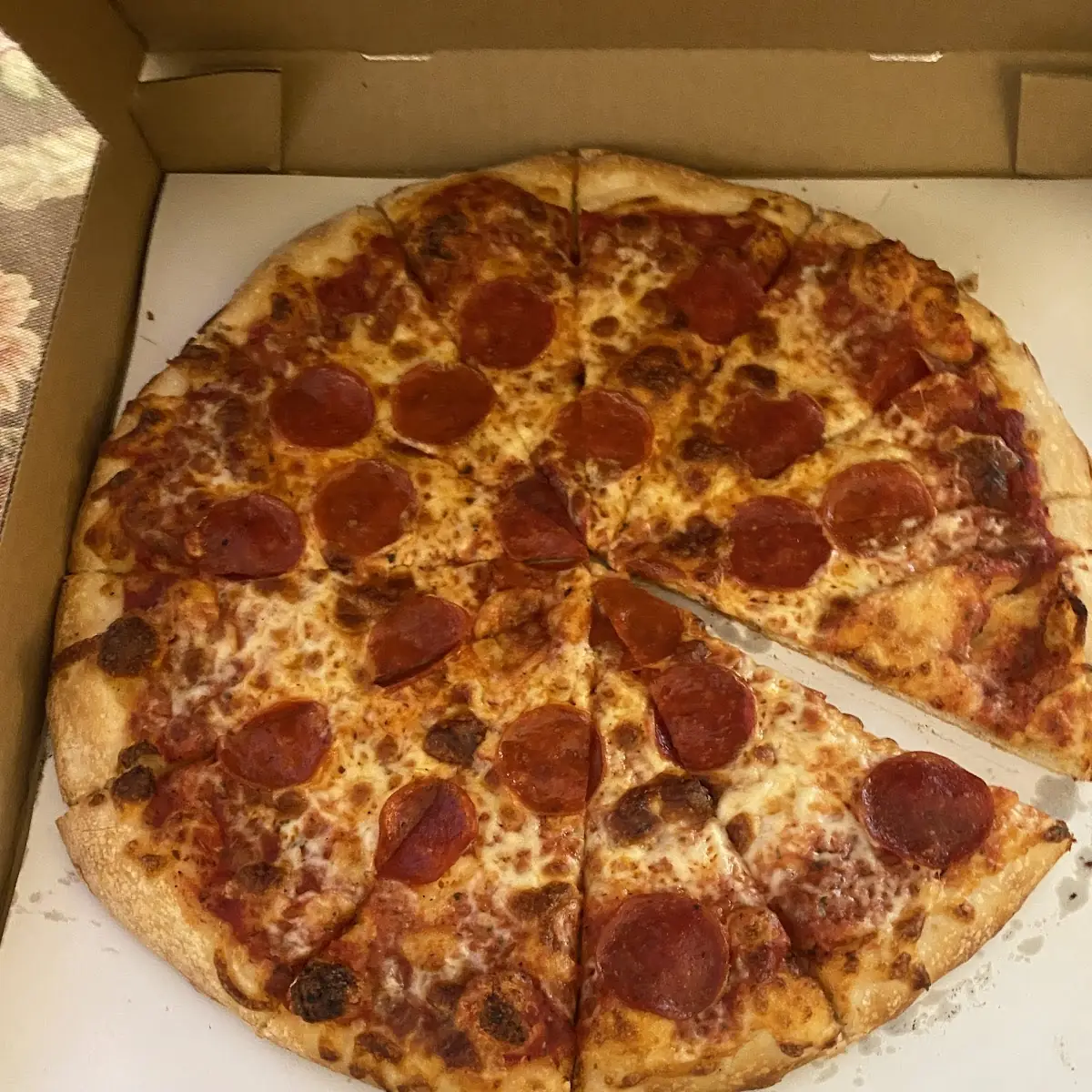 Slice of Deep Dish Pizza