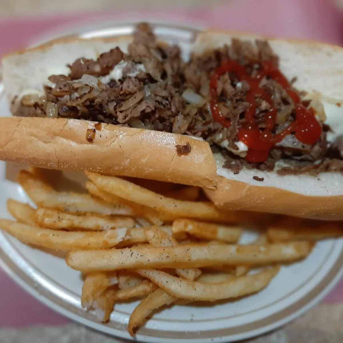 Mushroom Cheese Steak
