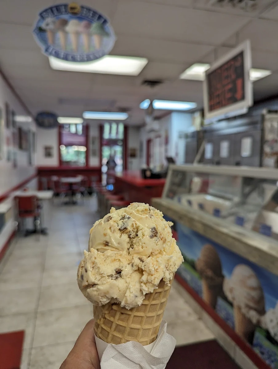 Butterfinger Ice Cream Cone