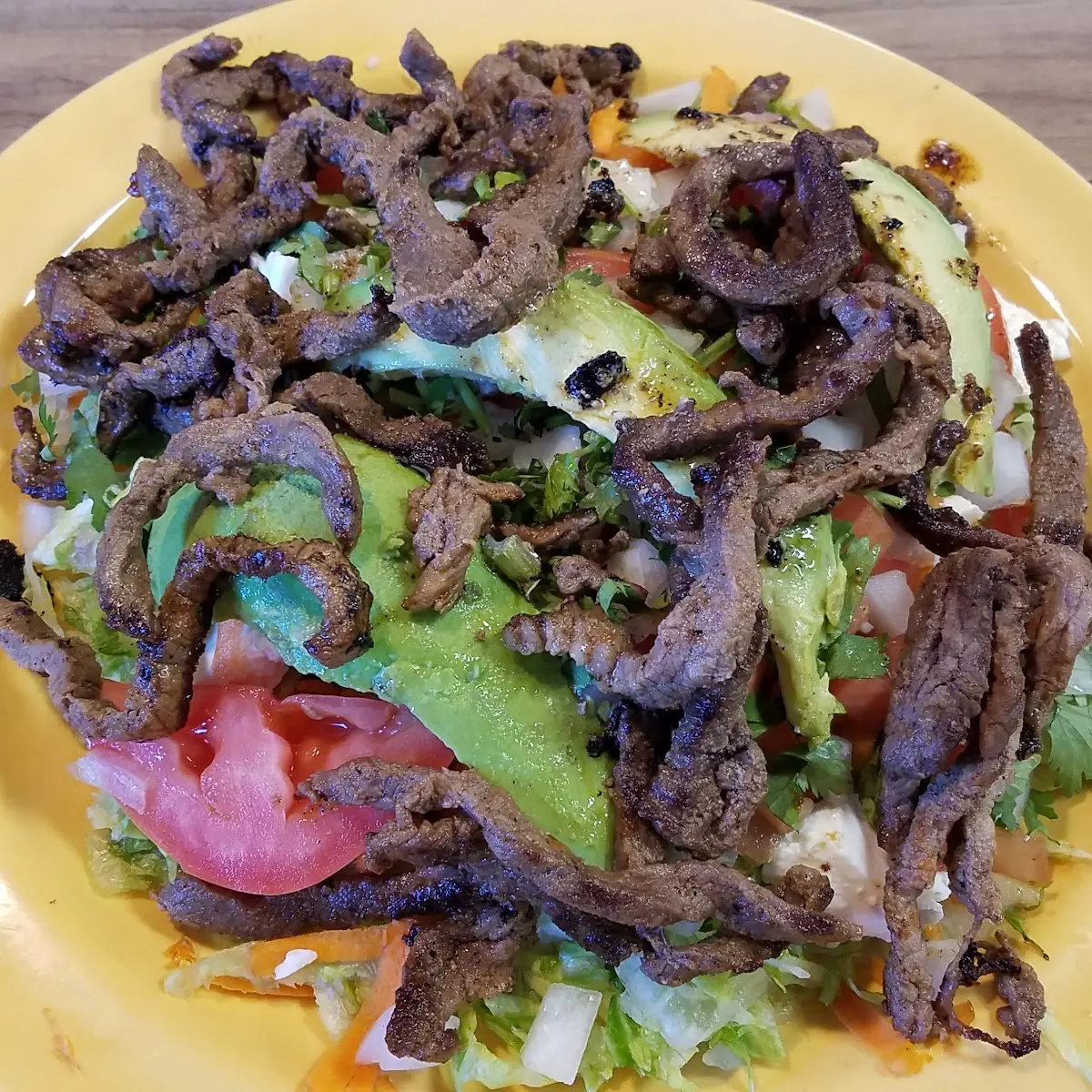 Salad with Steak