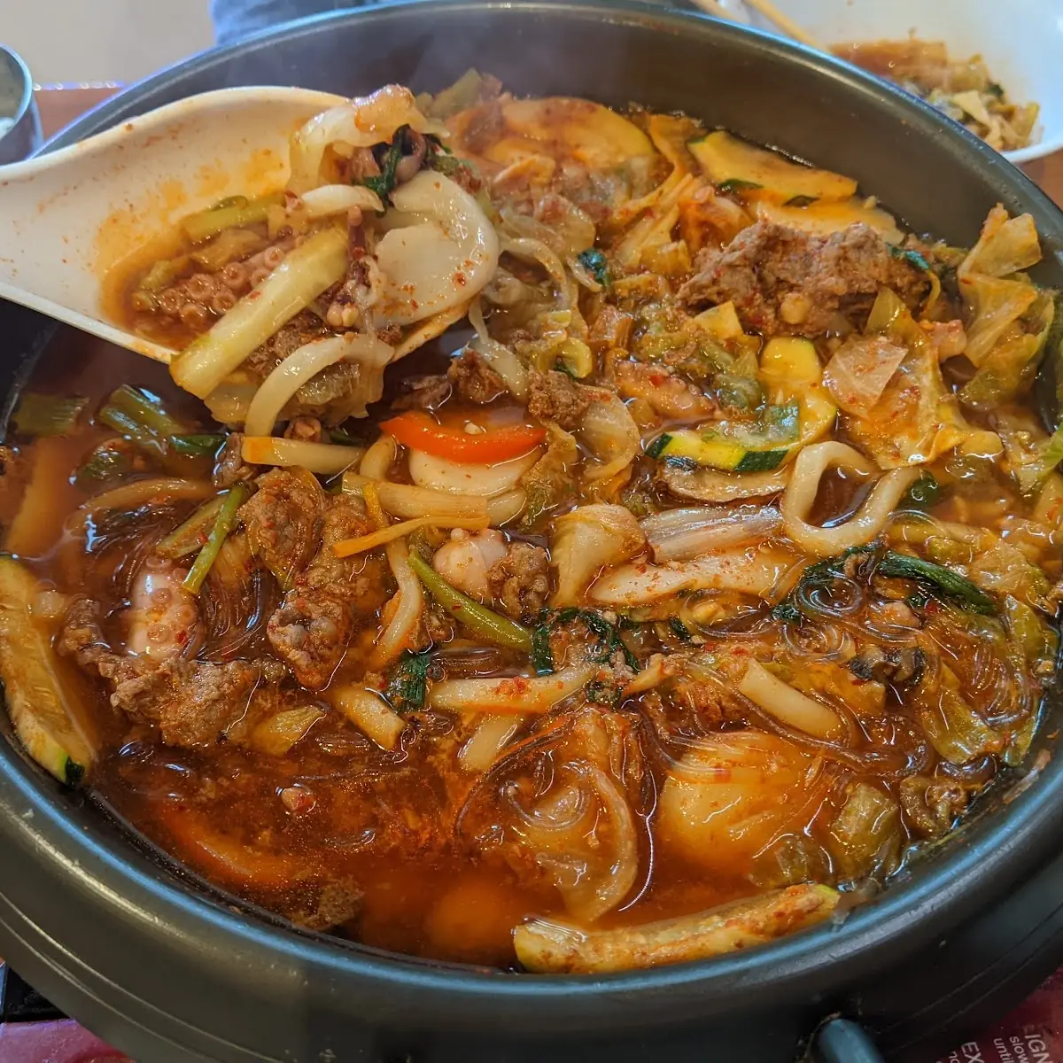 Hot Pot with Squid