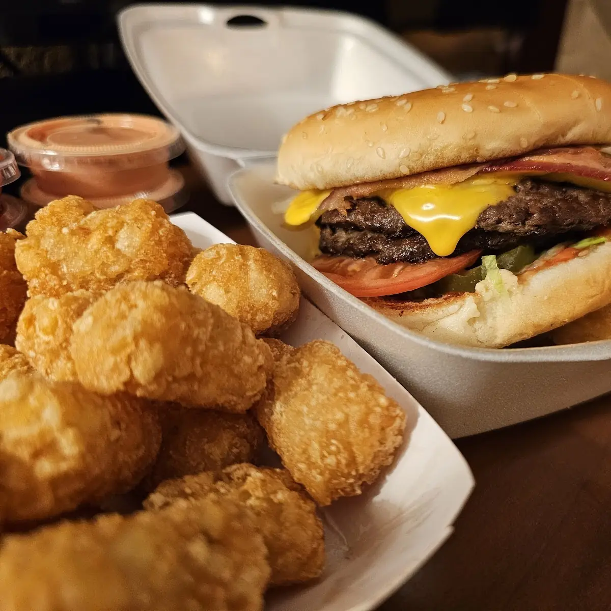 Green Chile Bacon Burger