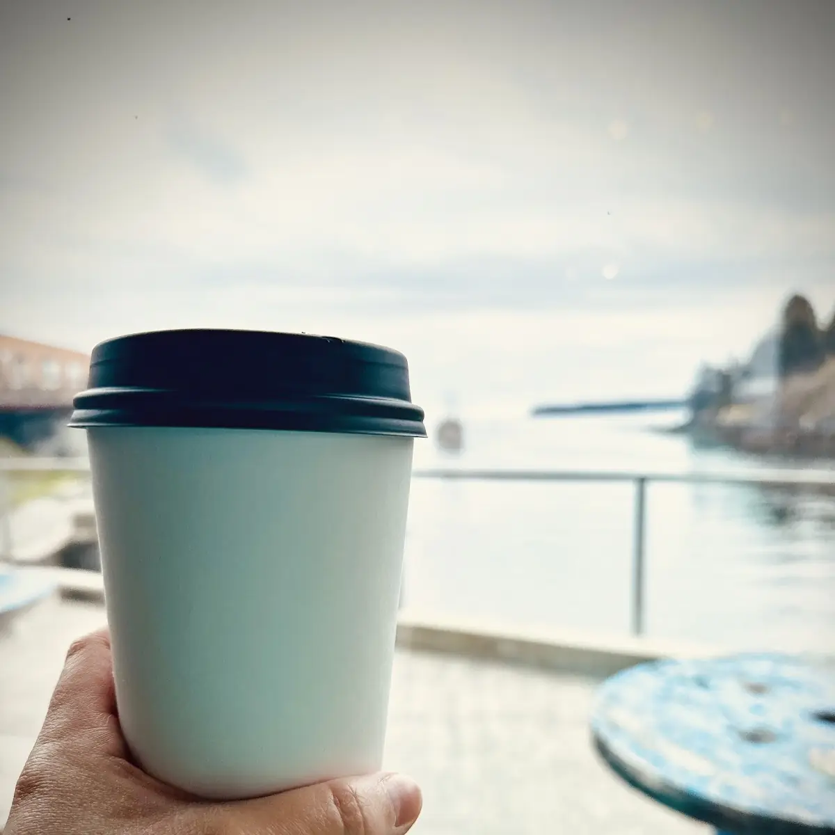 Salted Caramel Americano Coffee