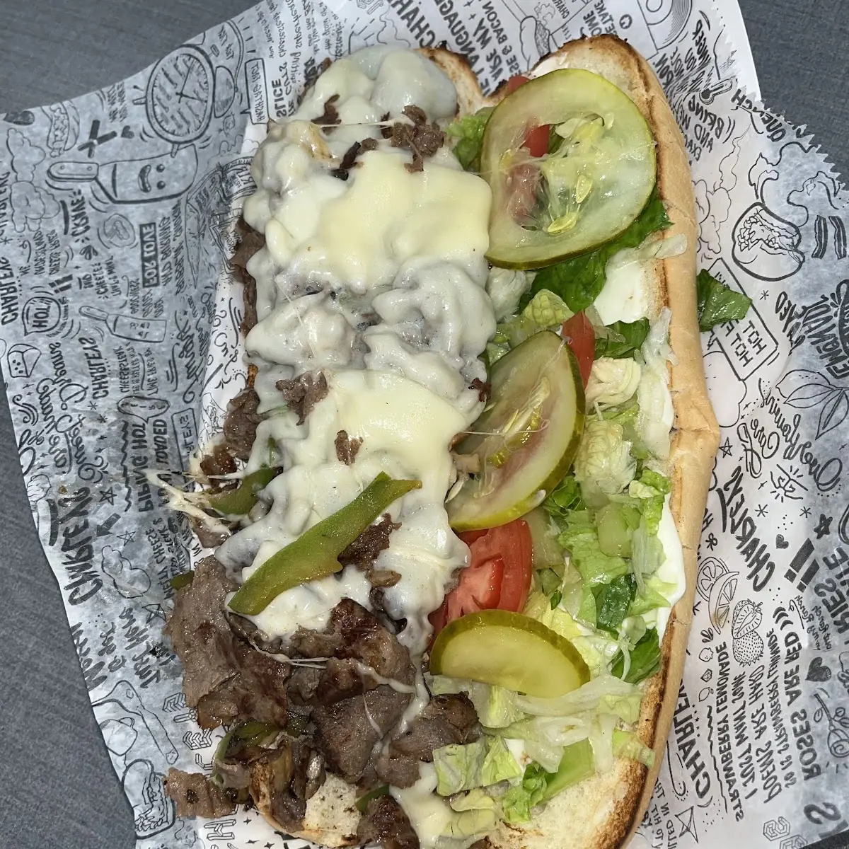Philly Cheese Steak Sandwich