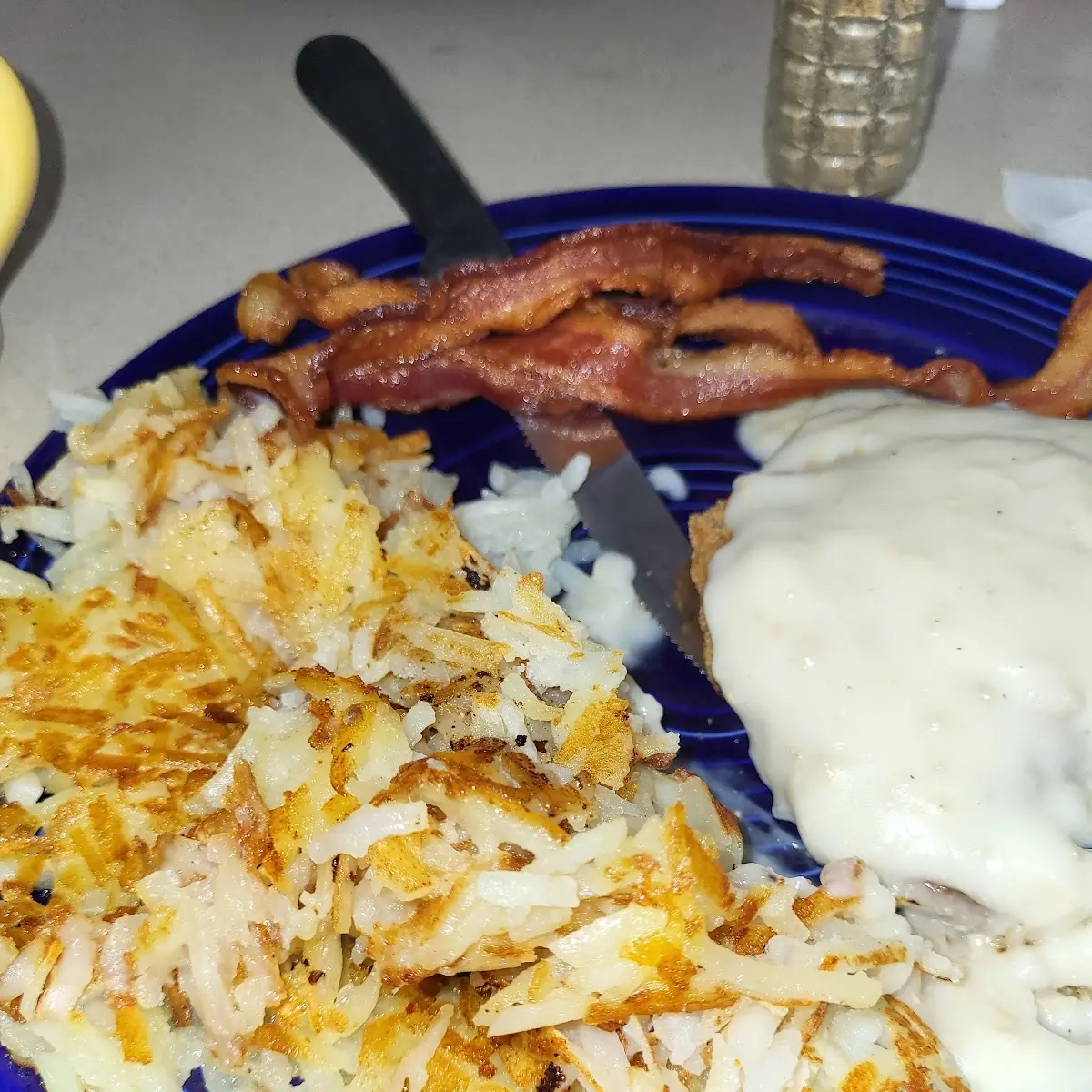 Hash Browns and Bacon