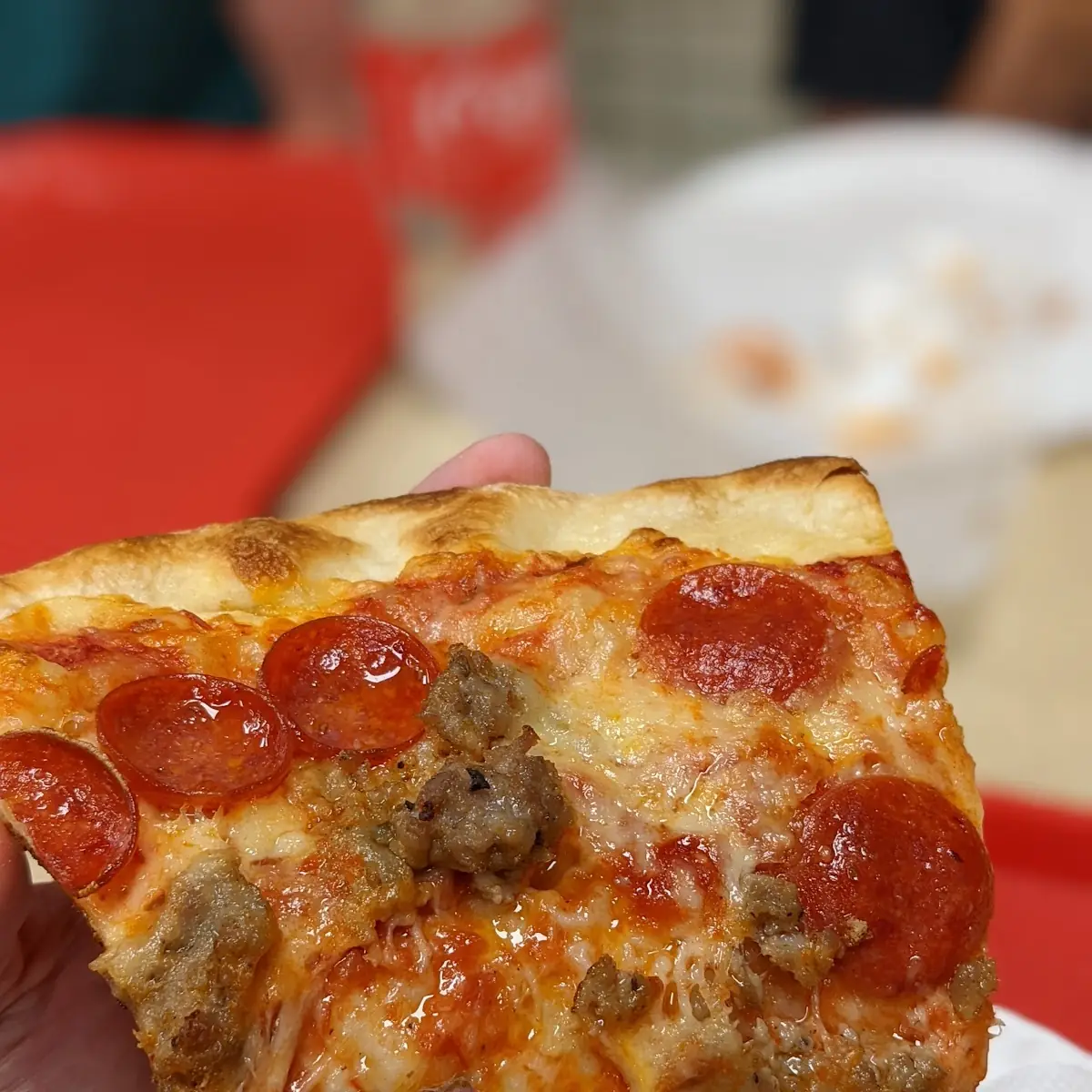 Pepperoni and Sausage Pizza