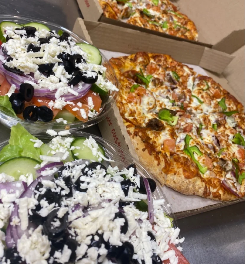 Halal Beef Donair Pizza