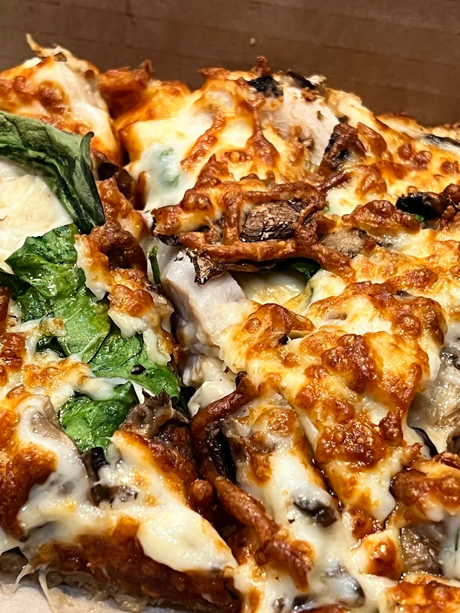 Vegan Spinach Pizza