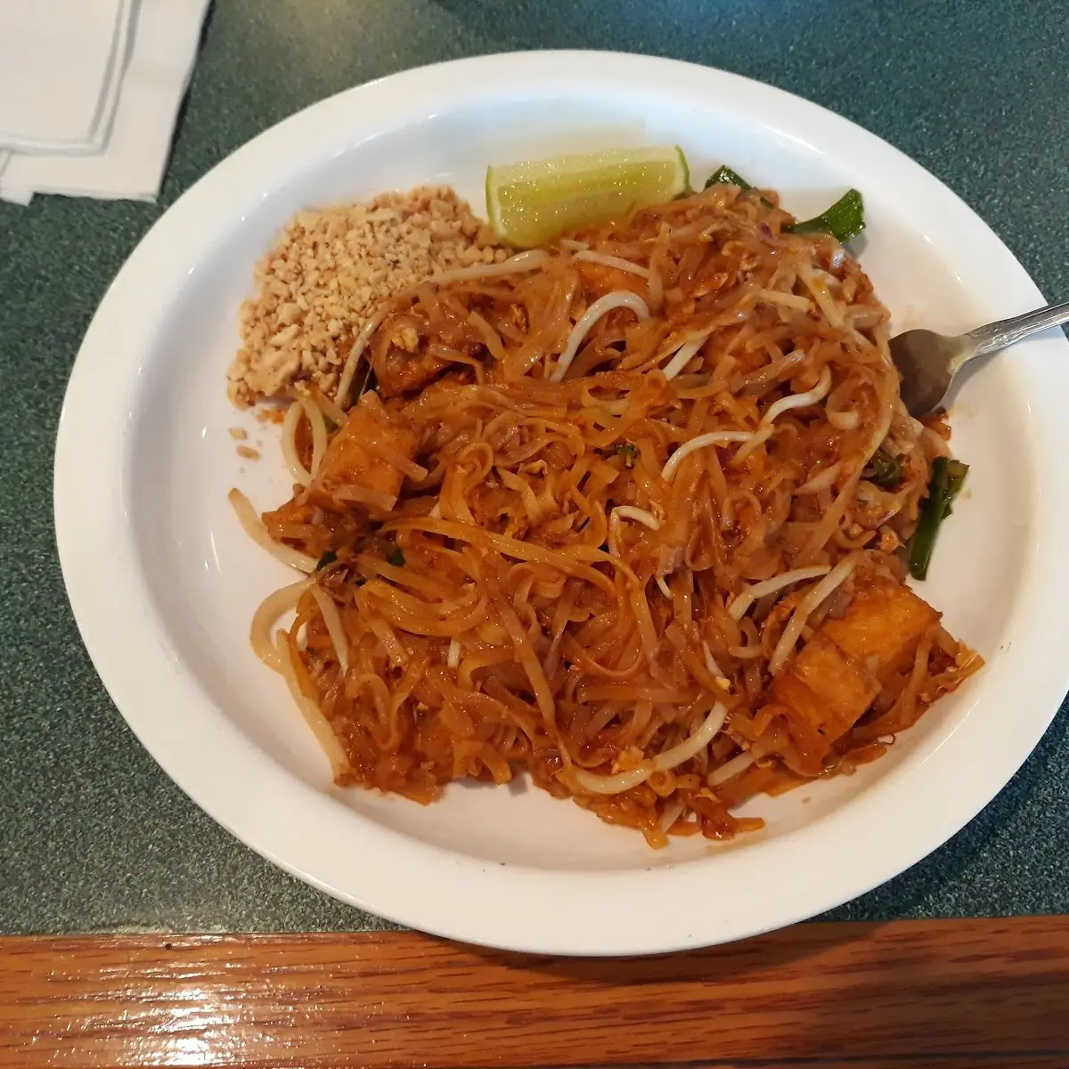 Pad Thai with Fried Tofu