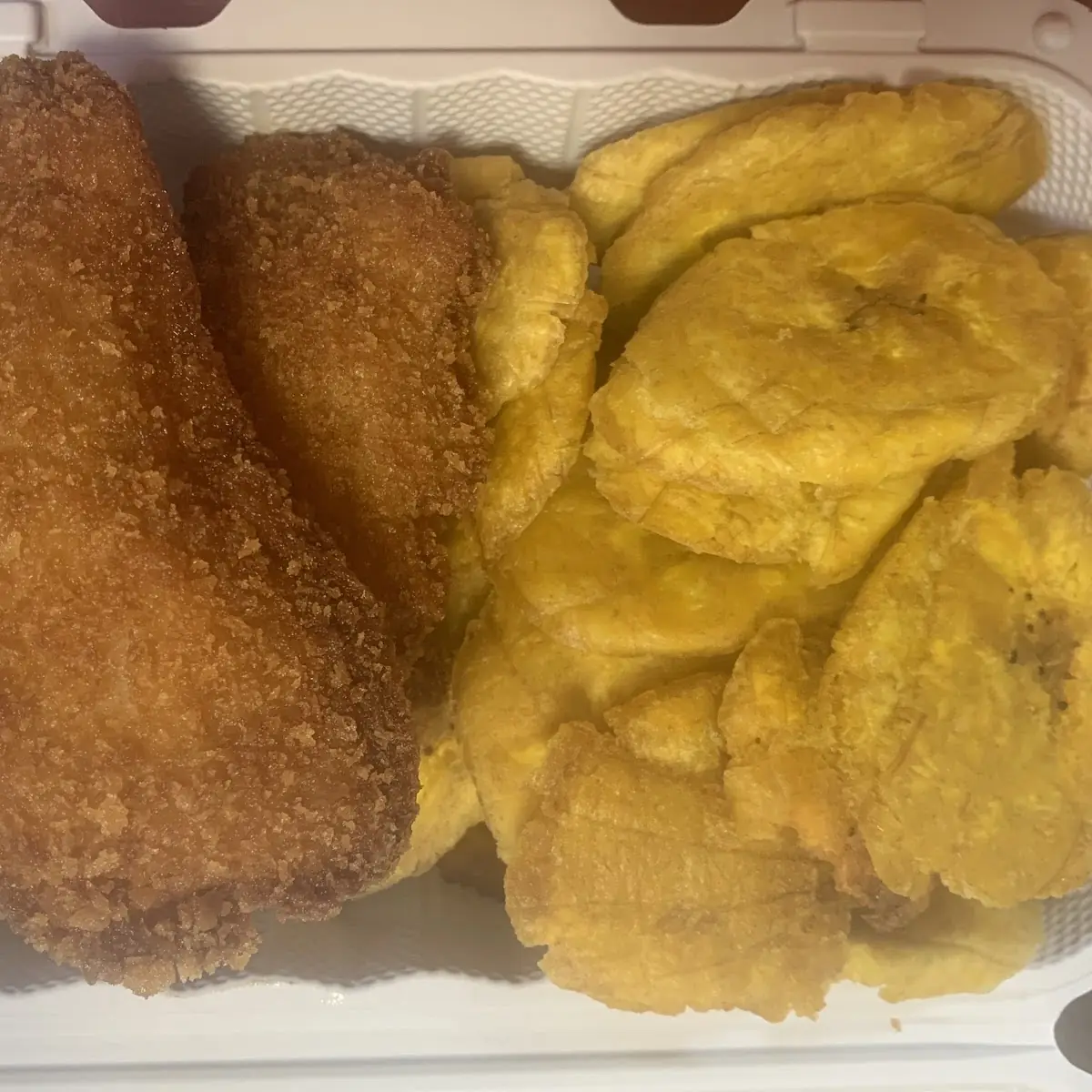 Fish with Fried Plantains