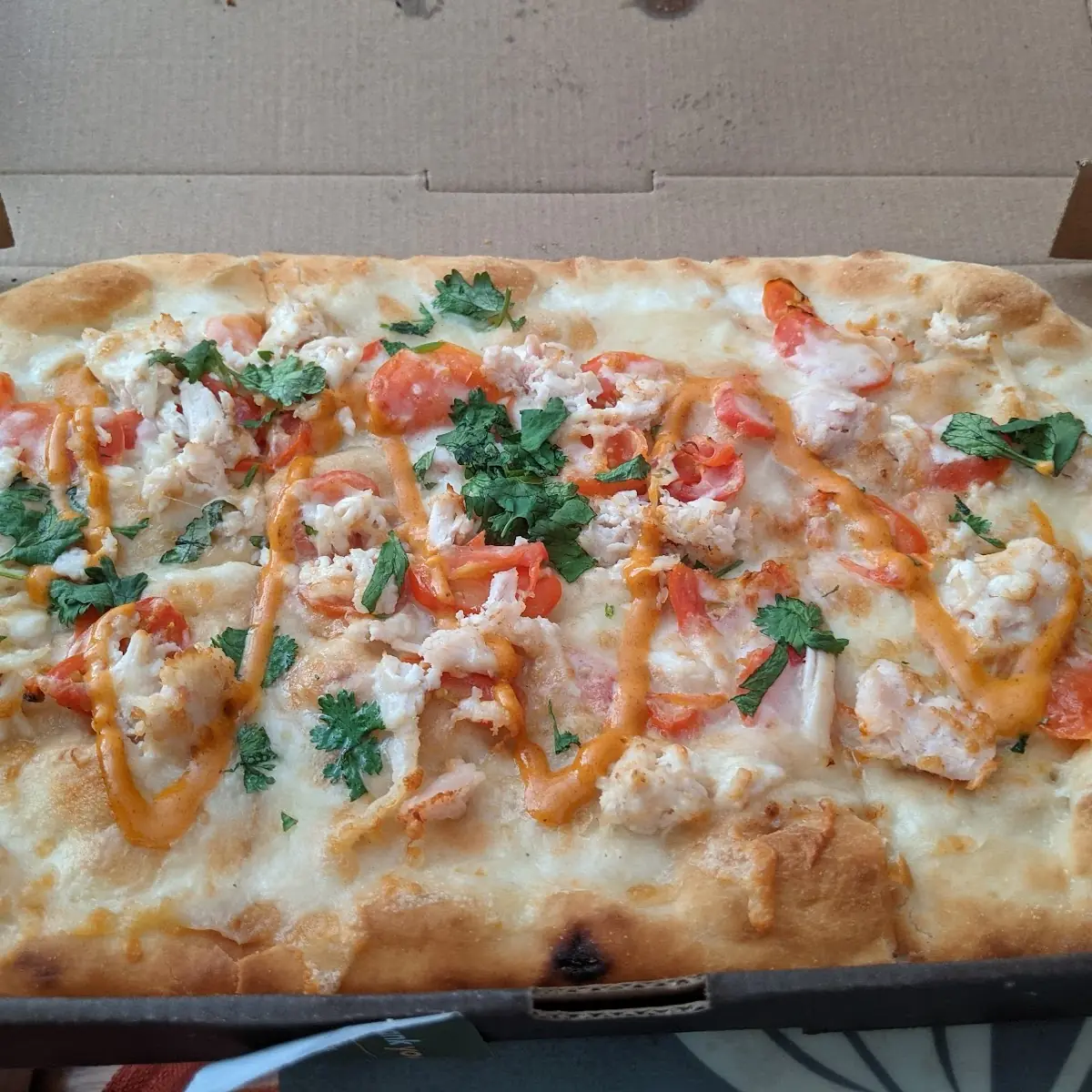 Chipotle Chicken Flatbread Pizza