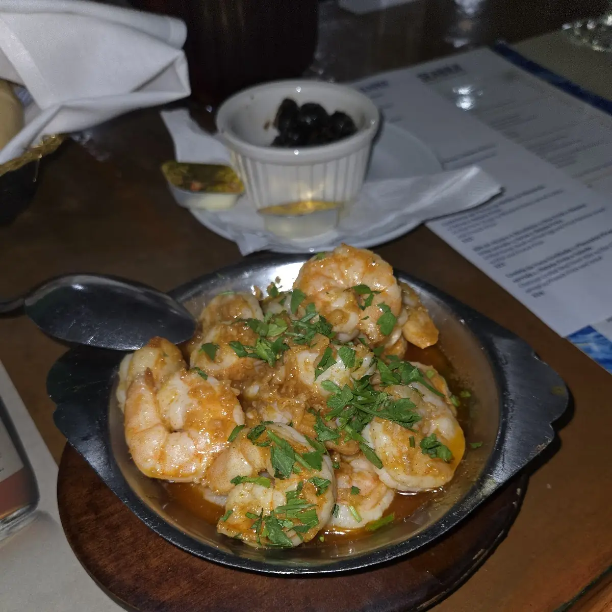 Shrimp in Garlic Sauce