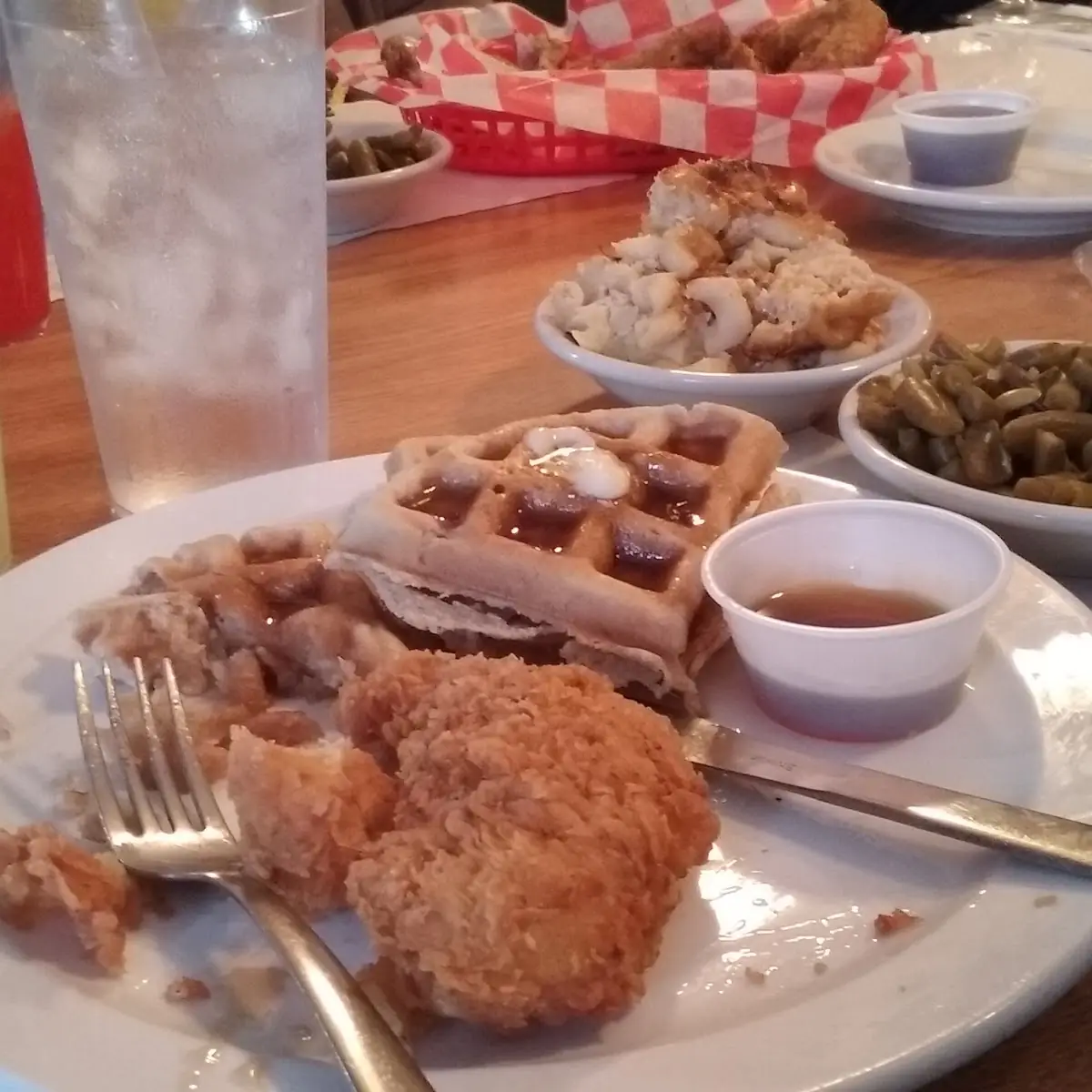 String Beans and Mac and Cheese