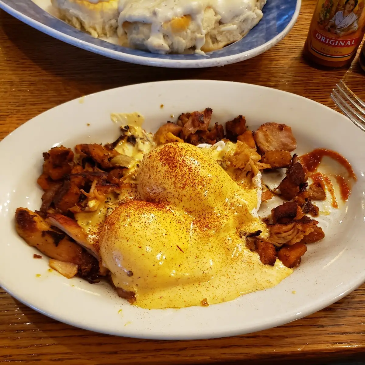 Smoked Chicken Hash Benedict