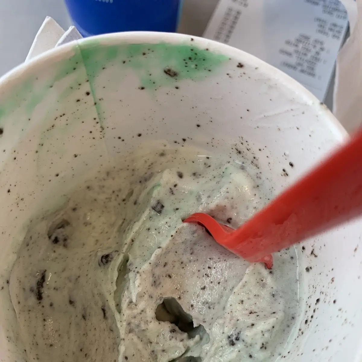 Mint Oreo Blizzard Treat