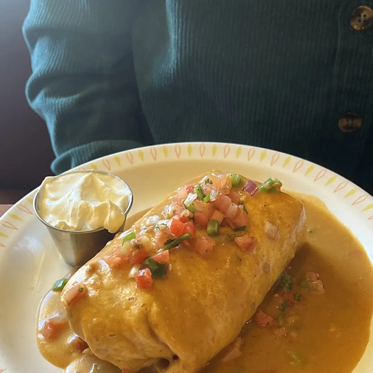 Smothered Breakfast Burrito
