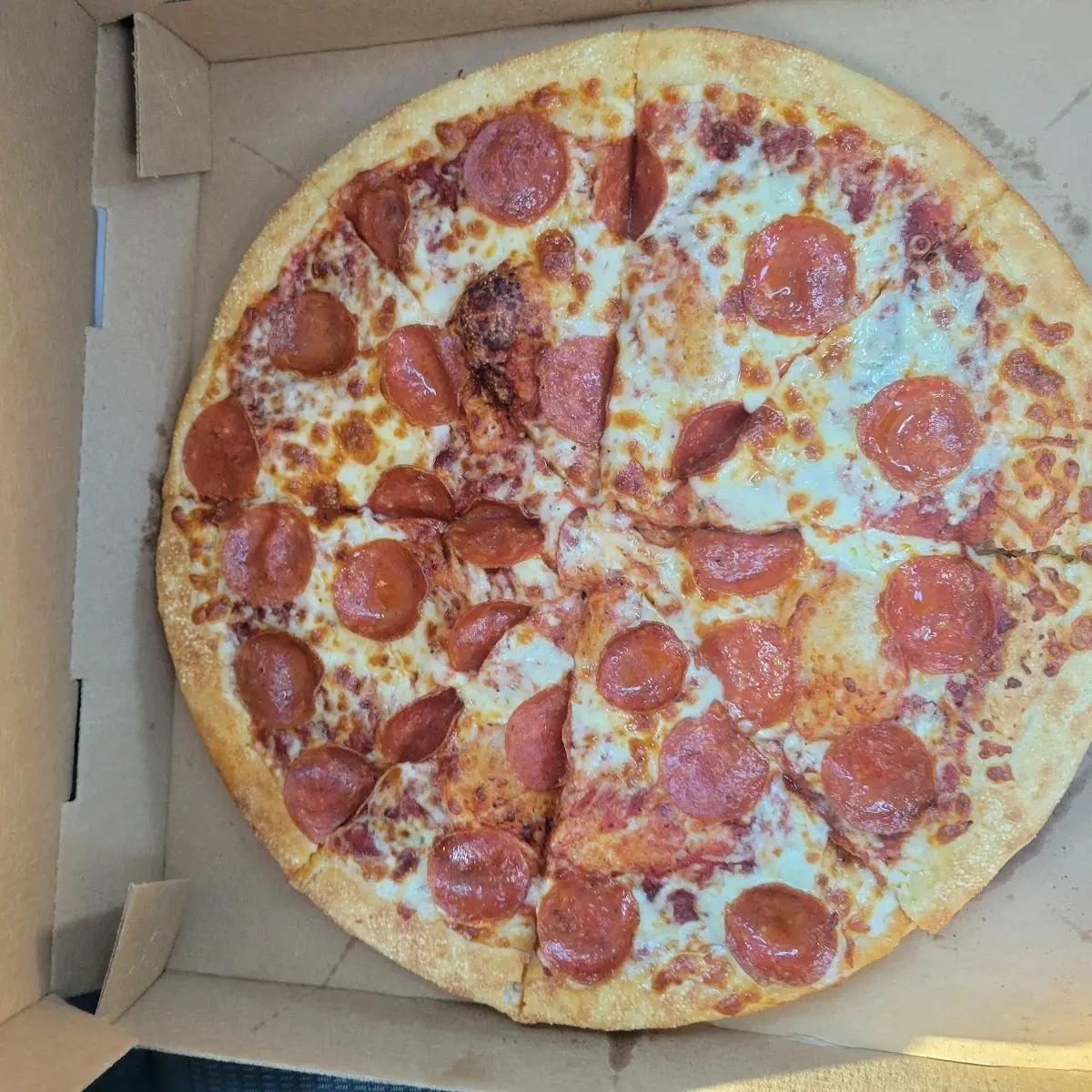 Classic Pepperoni Pizza in Box