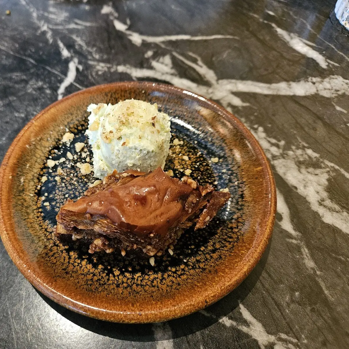 Chocolate Walnut Baklava