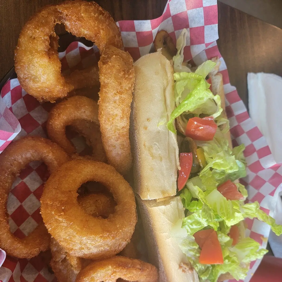 Beer Battered Onion Ring Basket