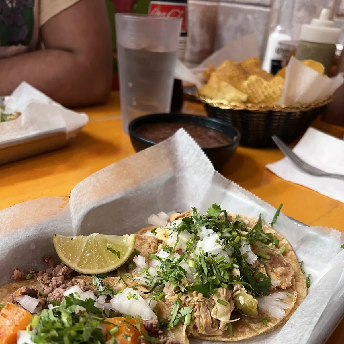 Al Pastor Taco Dinner Plate