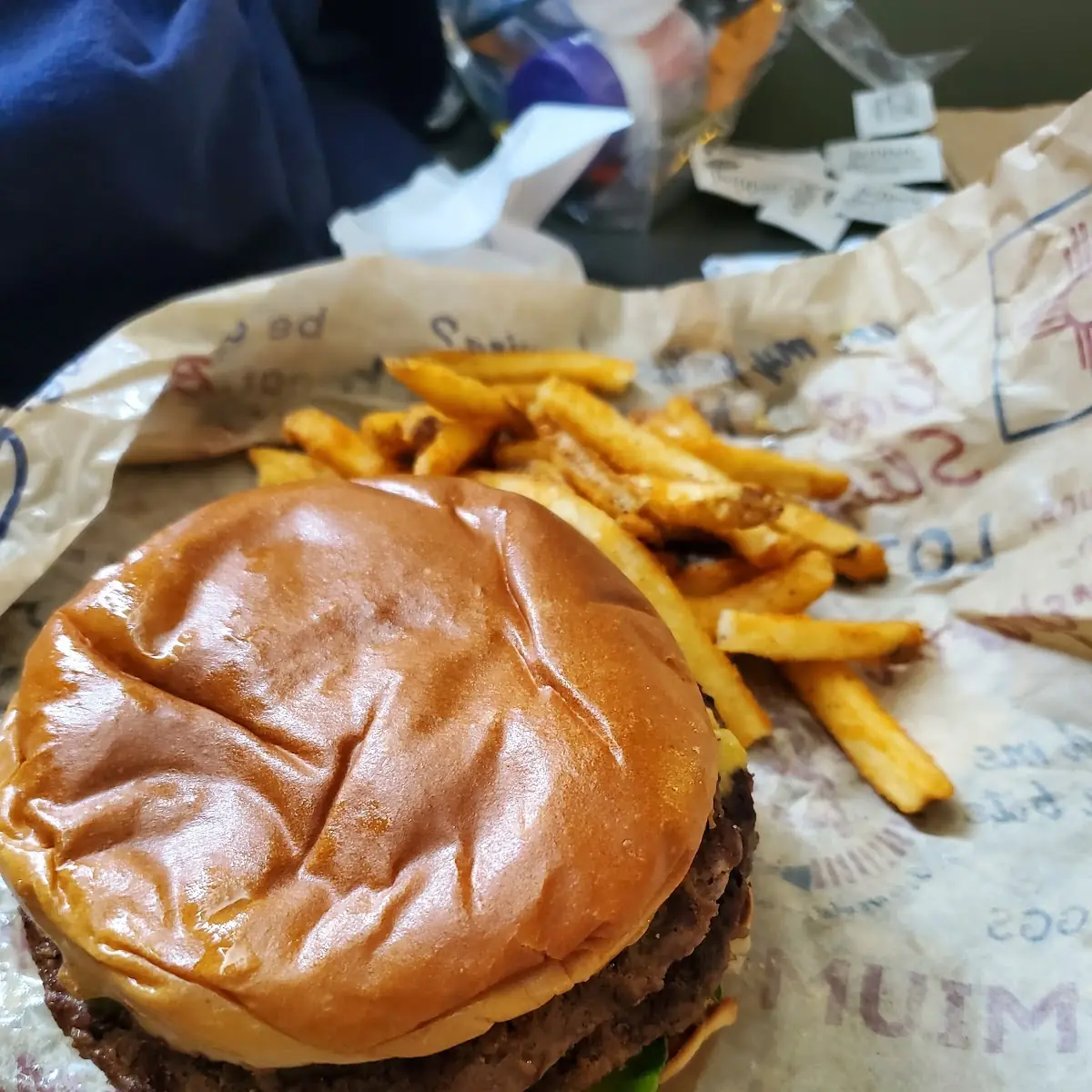 Green Hatch Chili Burger