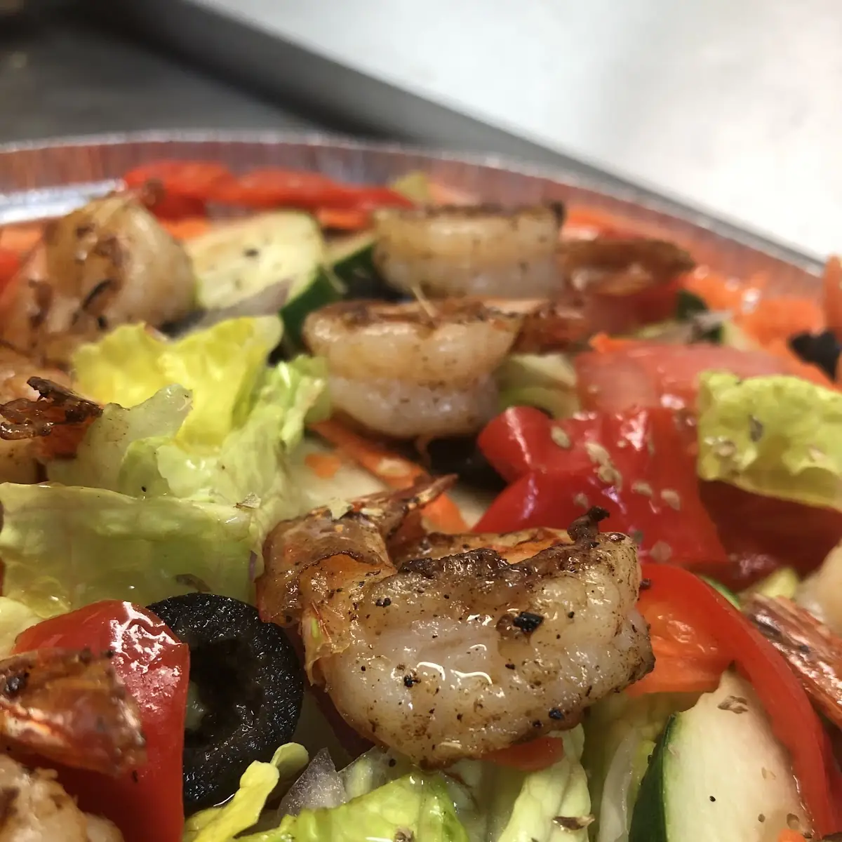 Grilled Shrimp Salad