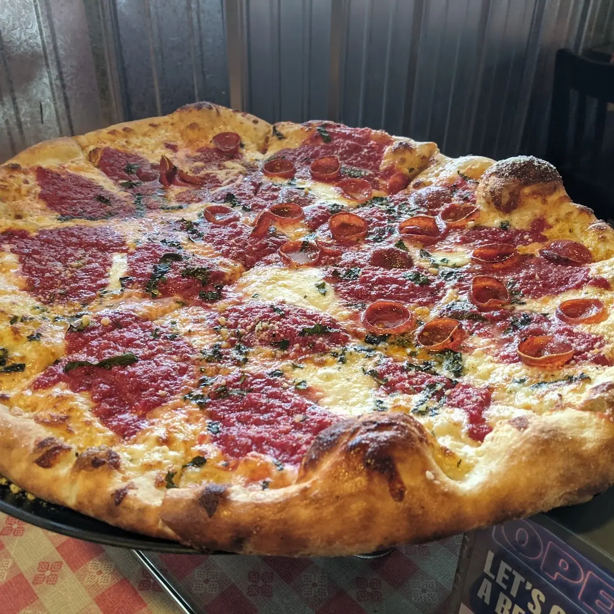 Pepperoni and Mushroom Pizza