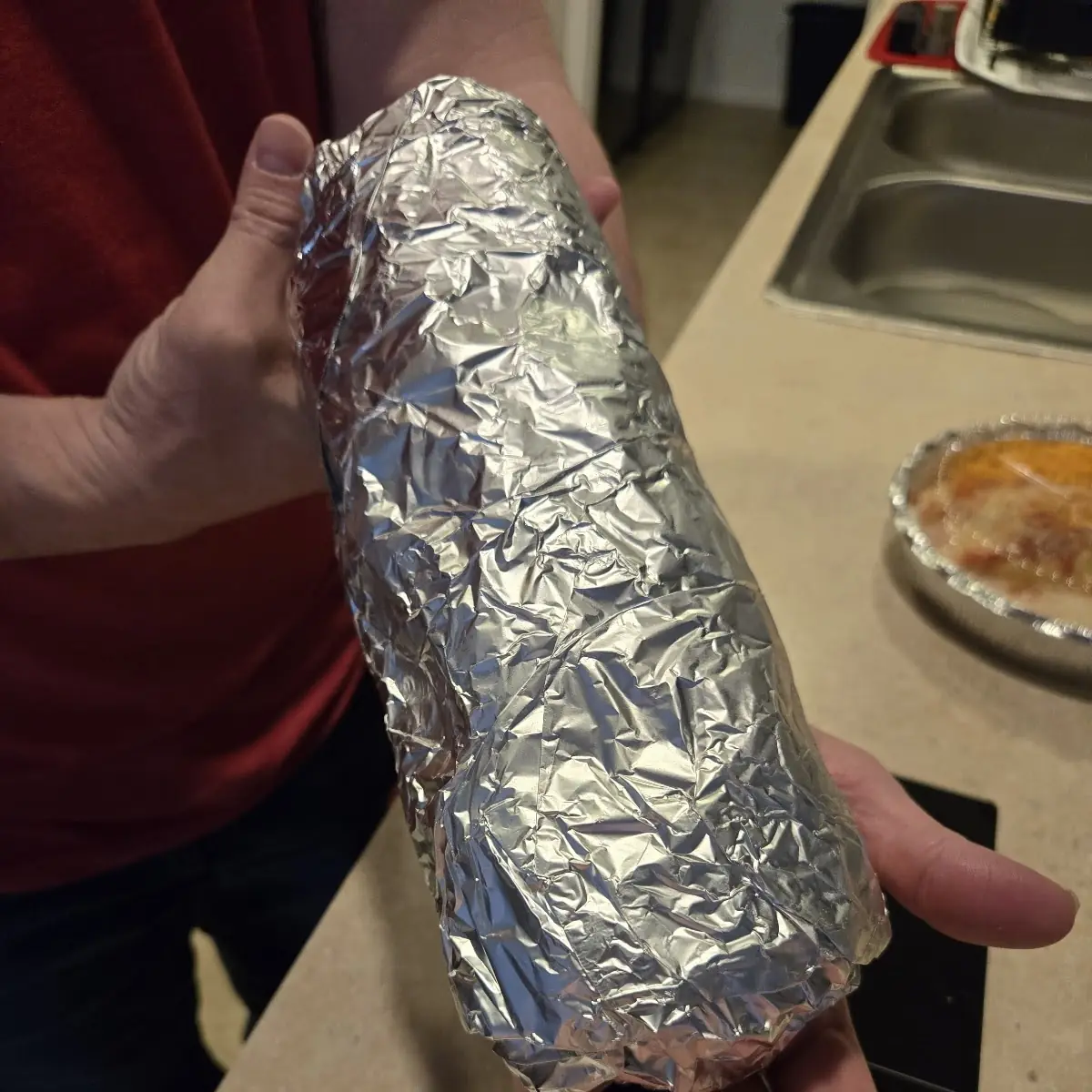 California Burrito Size