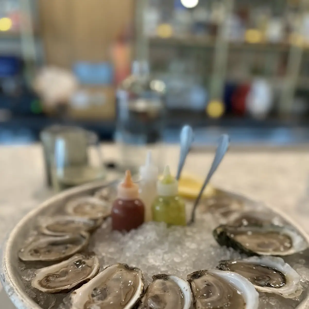 Fresh Oysters on Ice