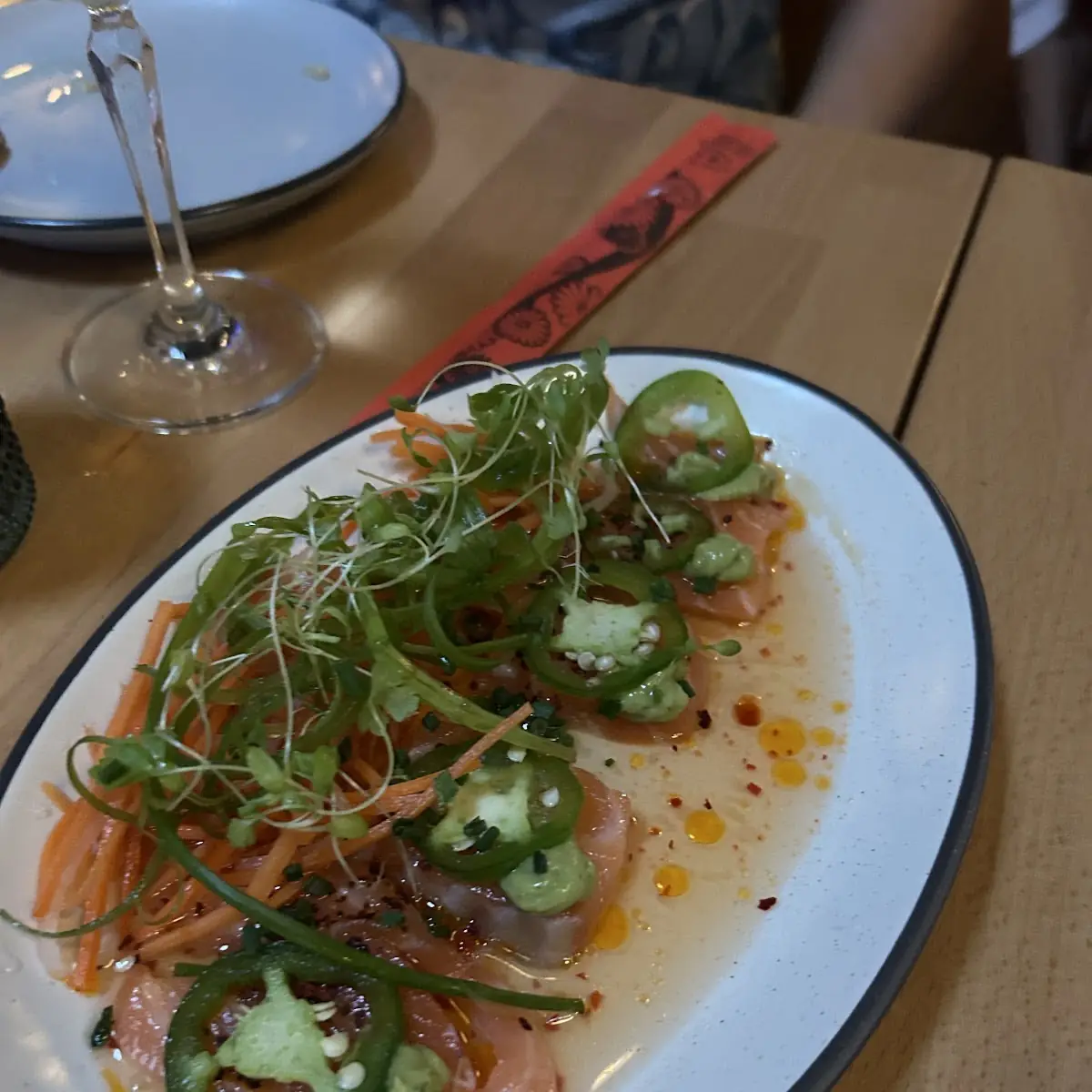 Salmon Crudo