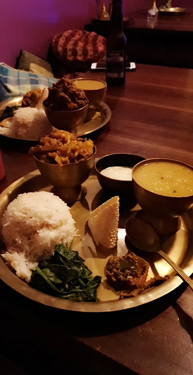Vegetarian Thali, Kathmandu Newa Chhe'n