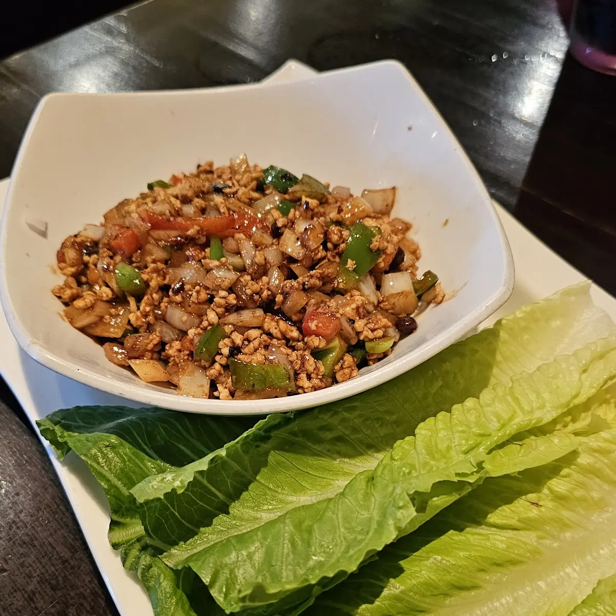 App Chicken Lettuce Wrap