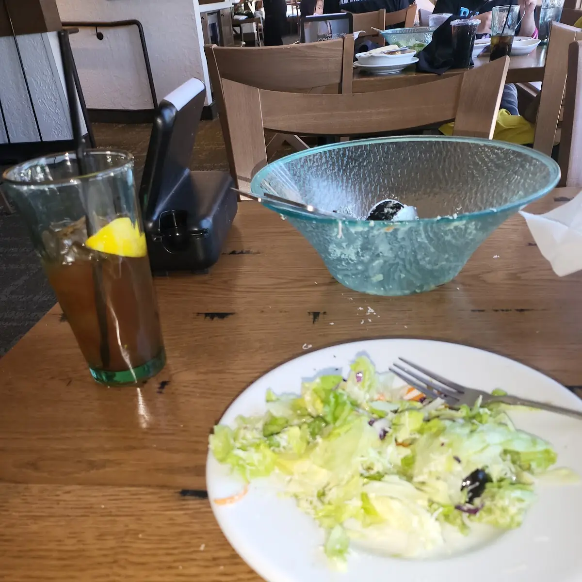 Salad and Bread Sticks