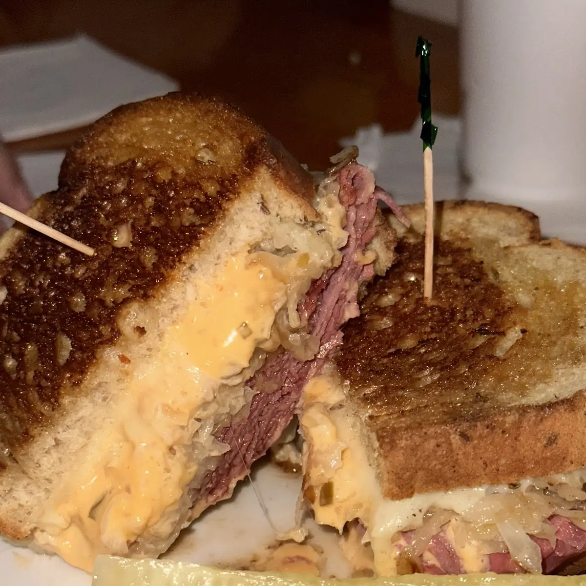 Reuben Sandwich Half