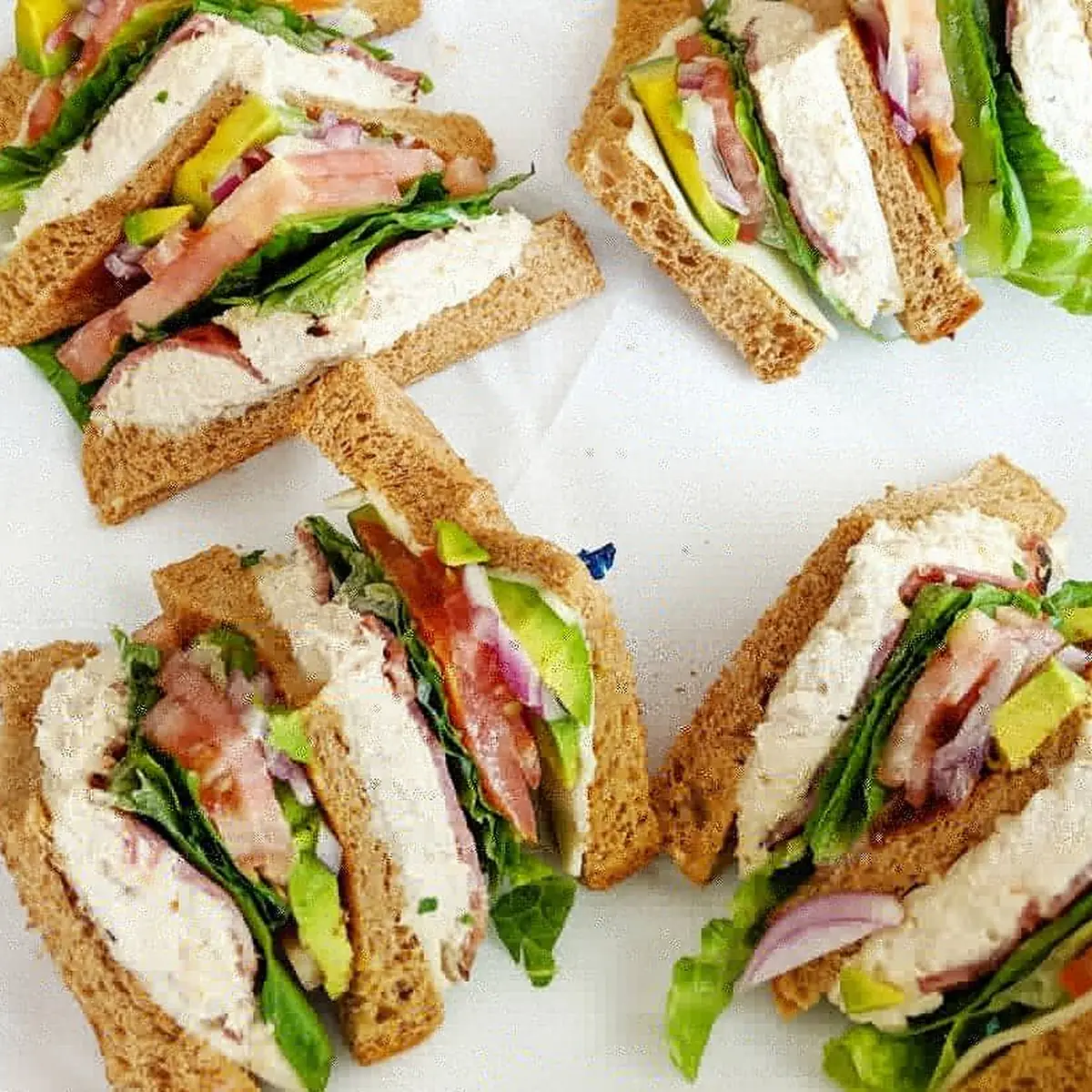 Tuna Salad Club Sandwich