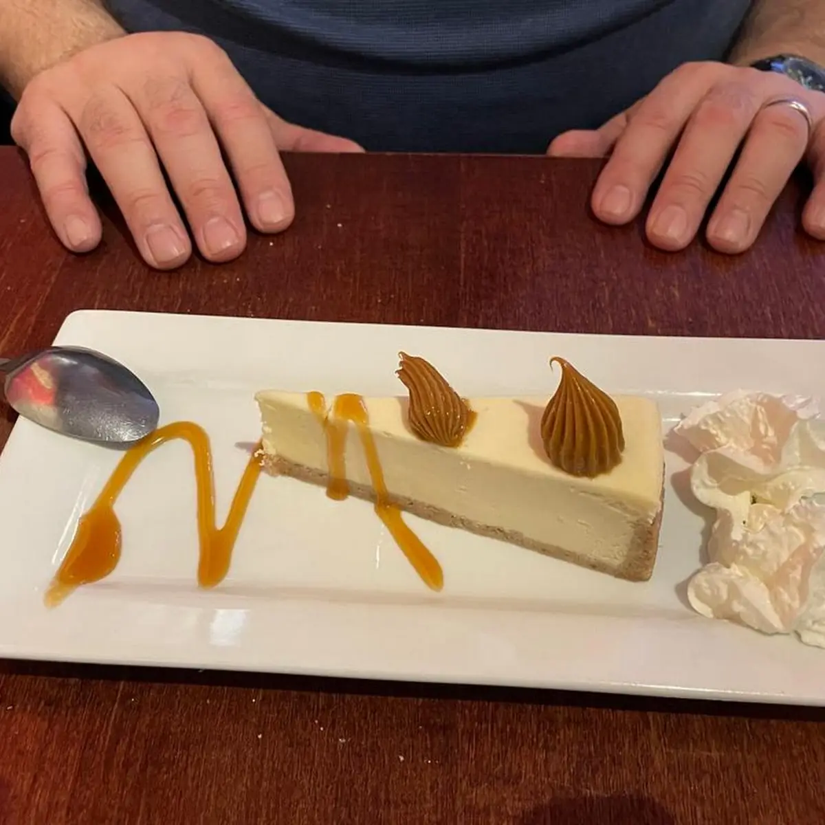 Homemade Cheesecake with Dulce De Leche