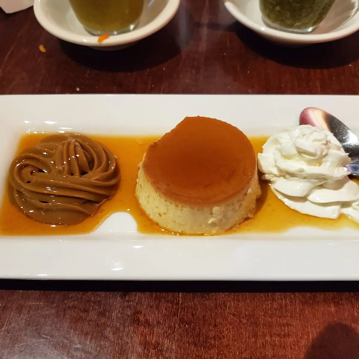 Flan Con Dulce De Leche