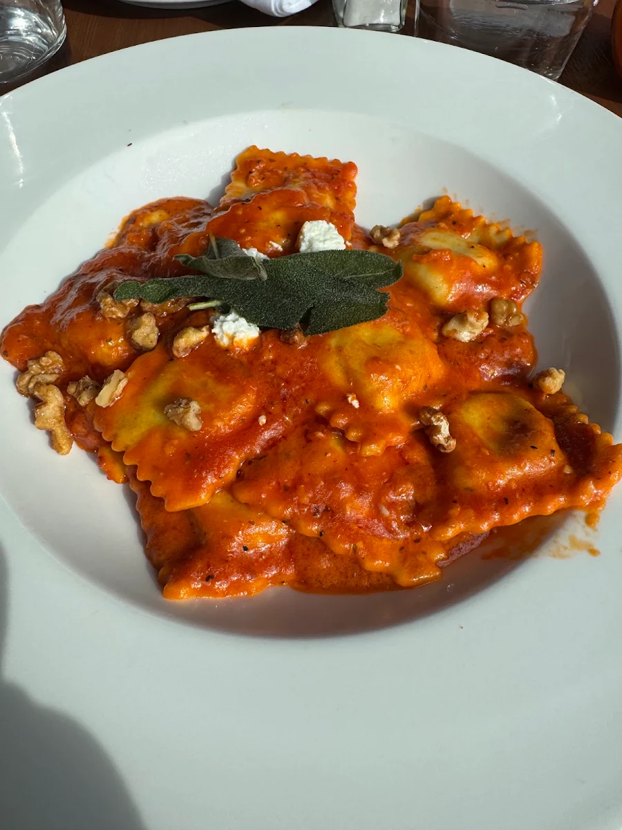 Butternut Squash Ravioli, Iron Goat Pub & Grill