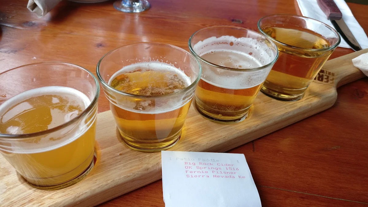 Paddle Beer Flight, Iron Goat Pub & Grill