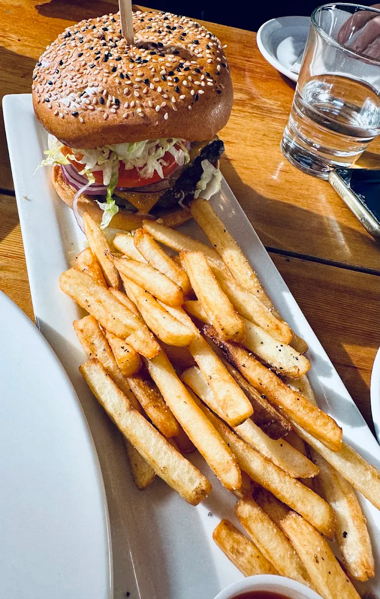 Wild Game Burger, Iron Goat Pub & Grill